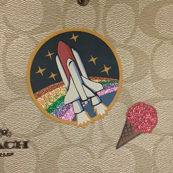 Coach mini Sierra satchel outer space graphic purse - Picture 2 of 12